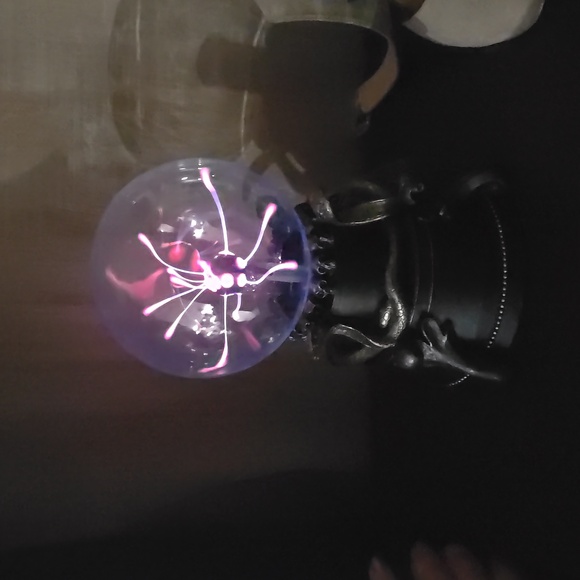 GOTH Glam GOLD Snake plasma ball globe - Picture 5 of 7